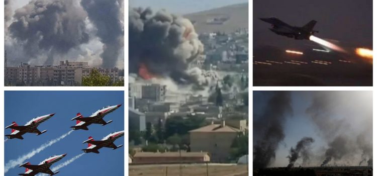 Atacurile aeriene ale Israelului, Turciei si Rusiei denota o noua era in razboiul sirian