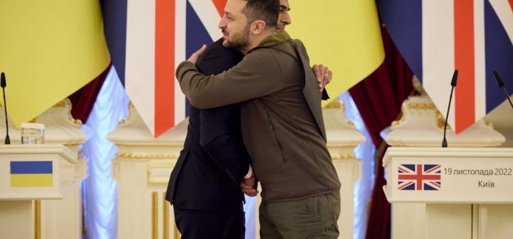 Rishi Sunak s-a intalnit cu Volodymyr Zelensky pentru a discuta despre &bdquo;securitatea globala&rdquo;